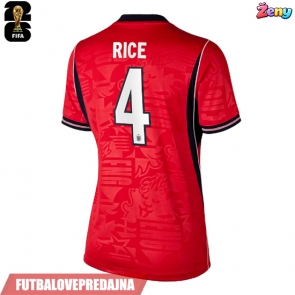 Lacne Ženy Futbalové dres Anglicko Declan Rice #4 MS 2026 Krátky Rukáv - Preč